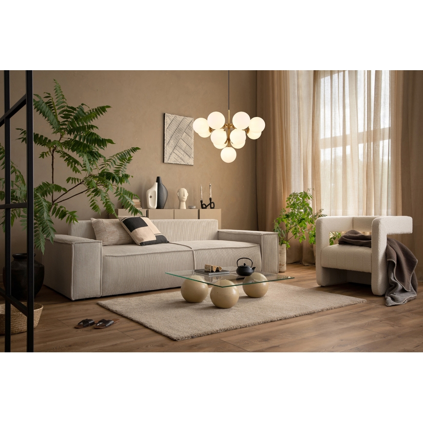 Globo - Luster na lanku 13xG9/5W/230V pr. 56 cm zlatá