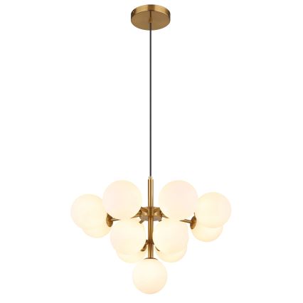 Globo - Luster na lanku 13xG9/5W/230V pr. 56 cm zlatá