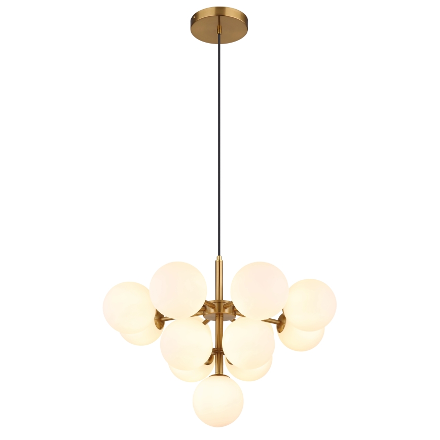 Globo - Luster na lanku 13xG9/5W/230V pr. 56 cm zlatá