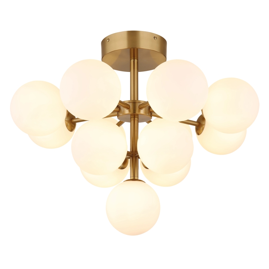 Globo - Prisadený luster 13xG9/5W/230V pr. 56 cm zlatá