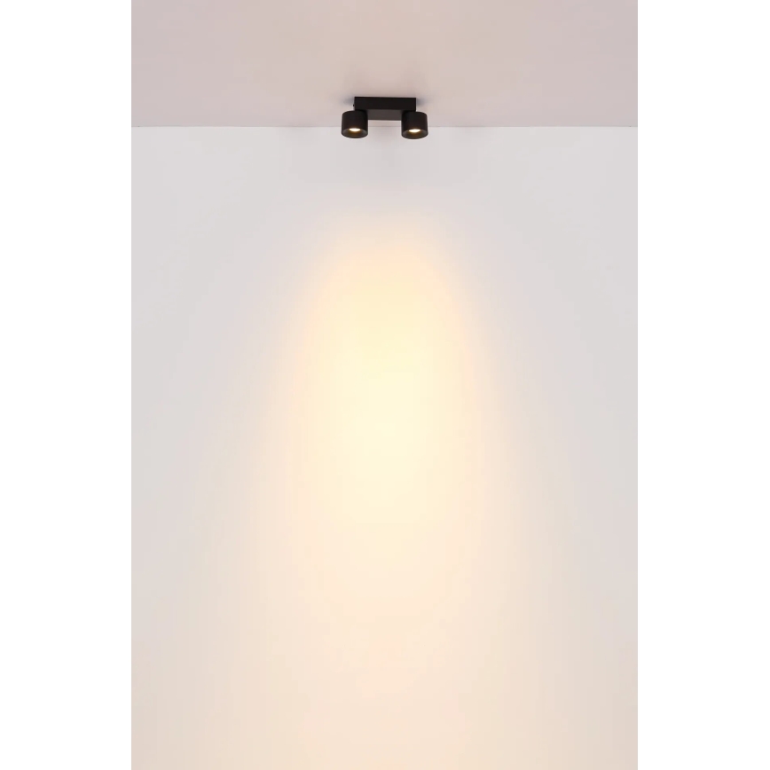 Globo - LED Bodové svietidlo 2xLED/6W/230V čierna