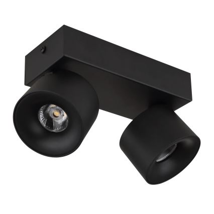 Globo - LED Bodové svietidlo 2xLED/6W/230V čierna