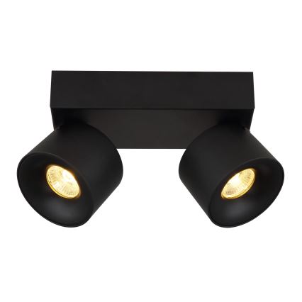 Globo - LED Bodové svietidlo 2xLED/6W/230V čierna