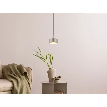 Globo - LED luster na lanku LED/12W/230V 3000K pr. 15 cm mosadz