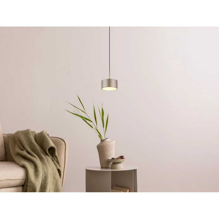 Globo - LED luster na lanku LED/12W/230V 3000K pr. 15 cm mosadz