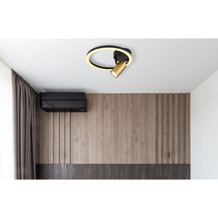 Globo - LED Nástenné bodové svietidlo 1xGU10/5W/230V + LED/12W/230V