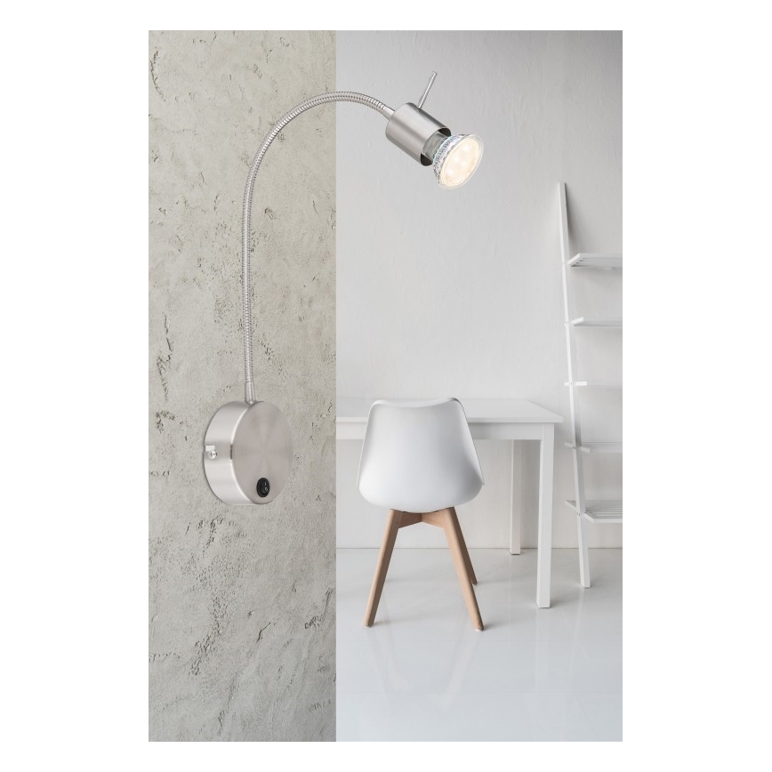 Globo - Flexibilná lampička 1xGU10/35W/230V