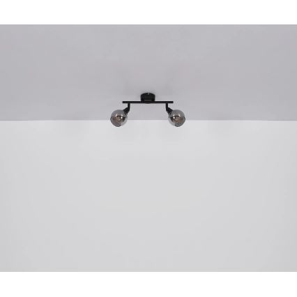 Globo - Bodové svietidlo 2xE14/40W/230V čierna