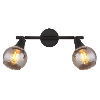 Globo - Bodové svietidlo 2xE14/40W/230V čierna