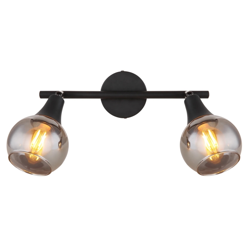 Globo - Bodové svietidlo 2xE14/40W/230V čierna