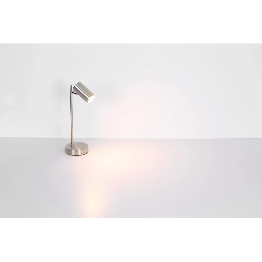 Globo - Stolná lampa 1xGU10/5W/230V matný chróm