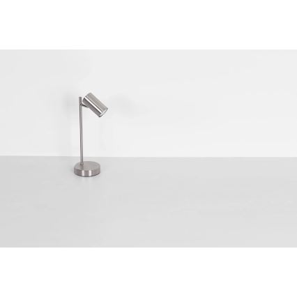 Globo - Stolná lampa 1xGU10/5W/230V matný chróm