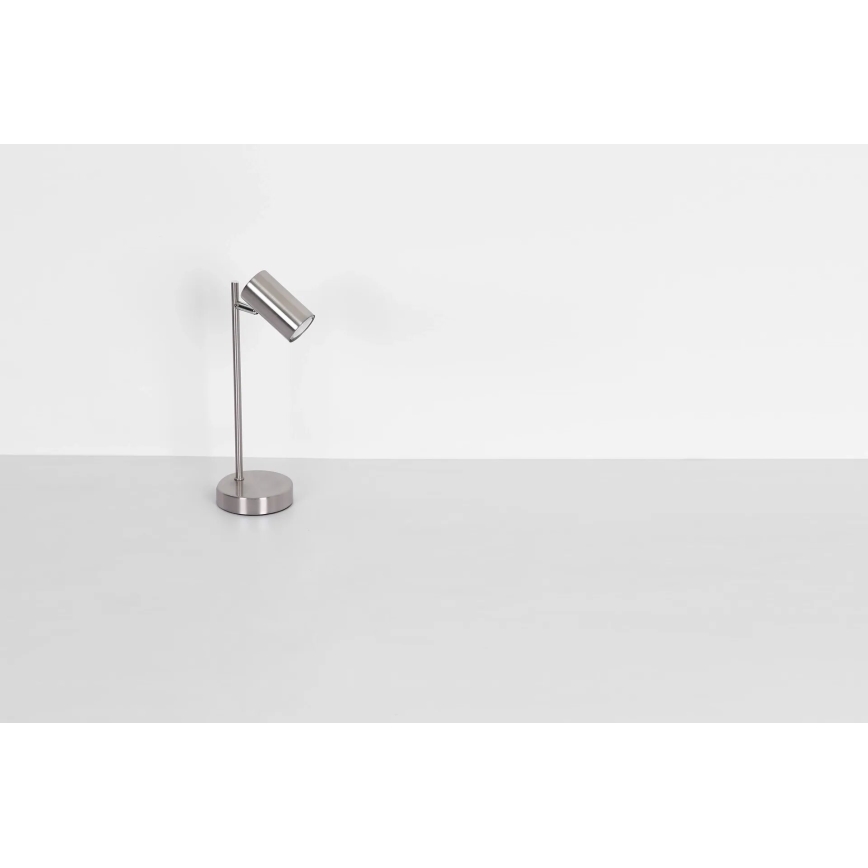 Globo - Stolná lampa 1xGU10/5W/230V matný chróm