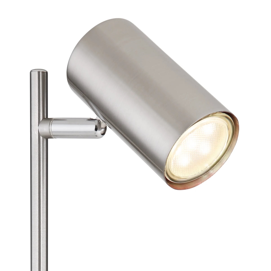 Globo - Stolná lampa 1xGU10/5W/230V matný chróm