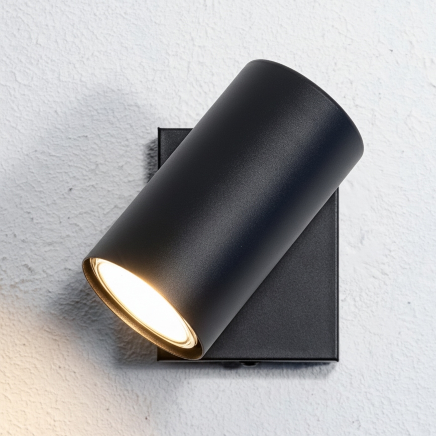 Globo - Nástenné bodové svietidlo 1xGU10/25W/230V čierna