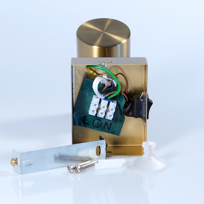 Globo - Nástenné bodové svietidlo 1xGU10/25W/230V zlatá