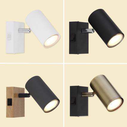 Globo - Nástenné bodové svietidlo 1xGU10/25W/230V zlatá