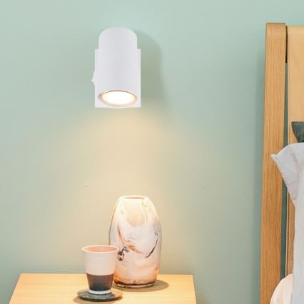 Globo - Nástenné bodové svietidlo 1xGU10/25W/230V biela