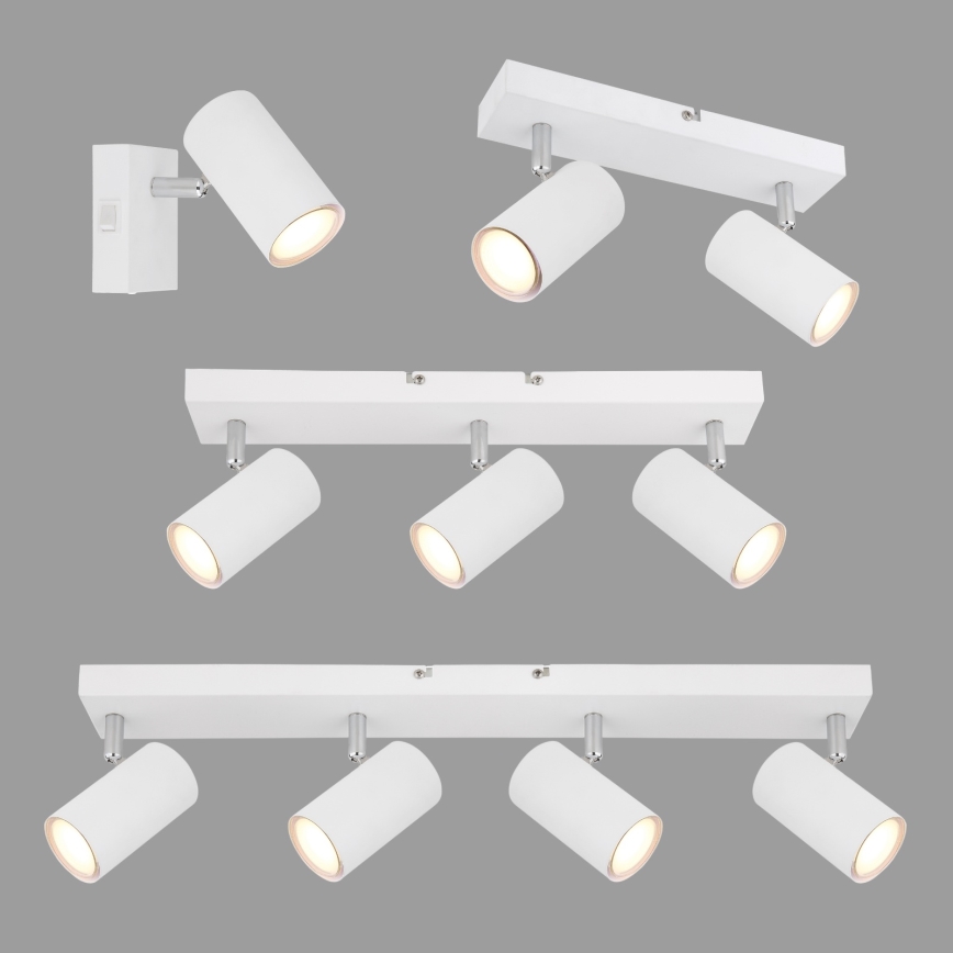 Globo - Bodové svietidlo 2xGU10/35W/230V biela