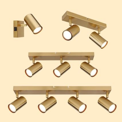 Globo - Bodové svietidlo 4xGU10/35W/230V zlatá