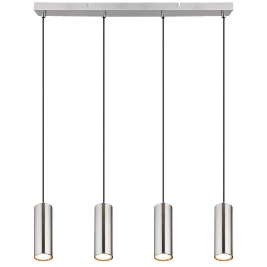 Globo - Luster na lanku 4xGU10/35W/230V matný chróm