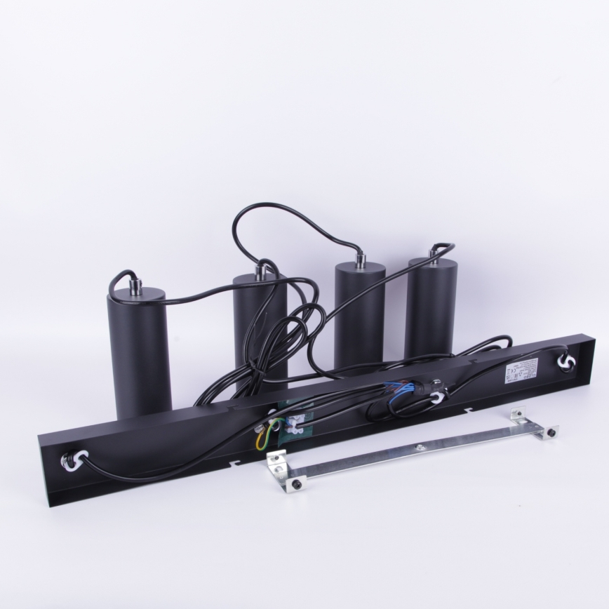 Globo - Luster na lanku 4xGU10/35W/230V čierna