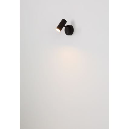 Globo - LED stmievateľné nabíjateľné nástenné bodové svietidlo LED/0,4W/3,7V 1800 mAh čierne