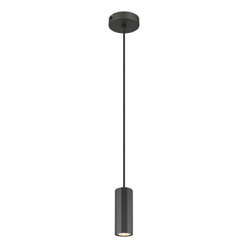 Globo - Luster na lanku 1xGU10/25W/230V čierna