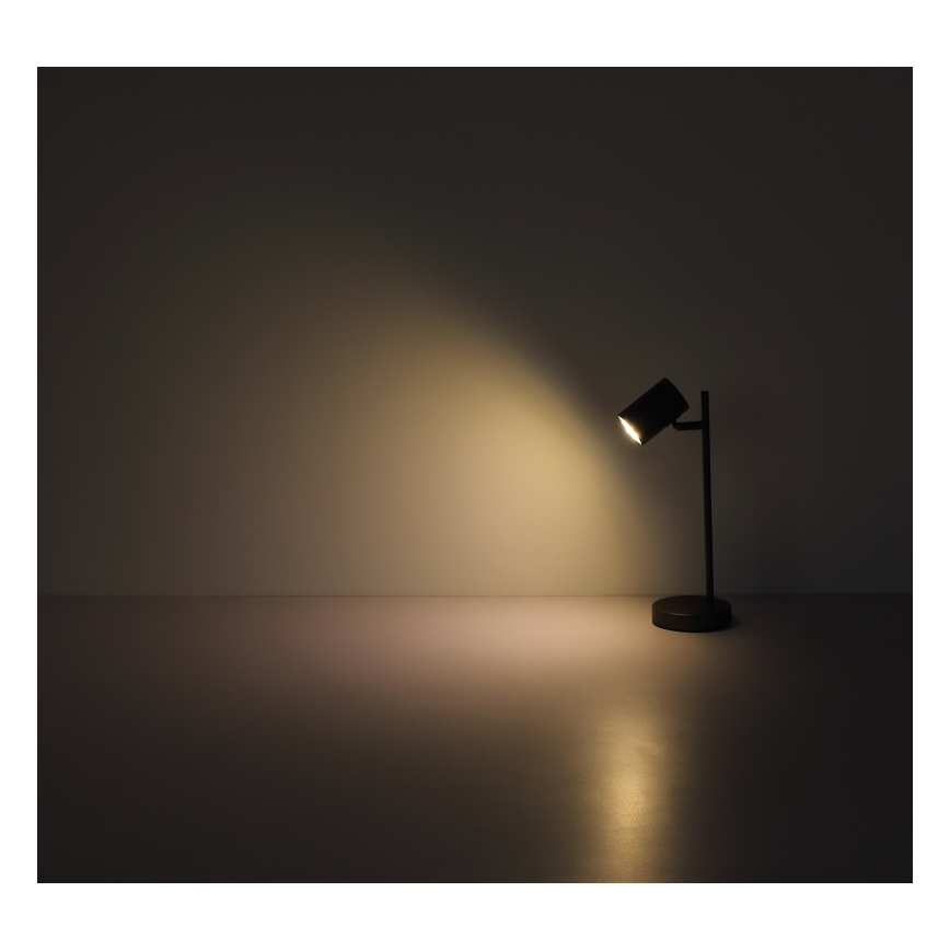 Globo - Luster na lanku 1xGU10/25W/230V čierna