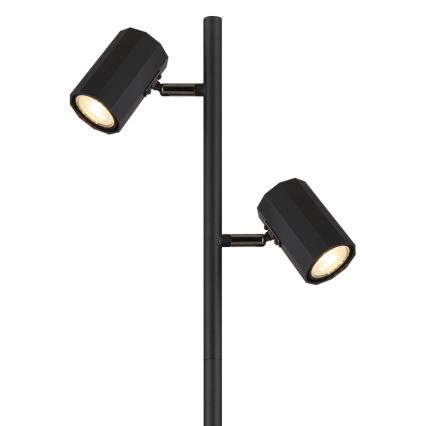 Globo - Stojacia lampa 2xGU10/5W/230V čierna