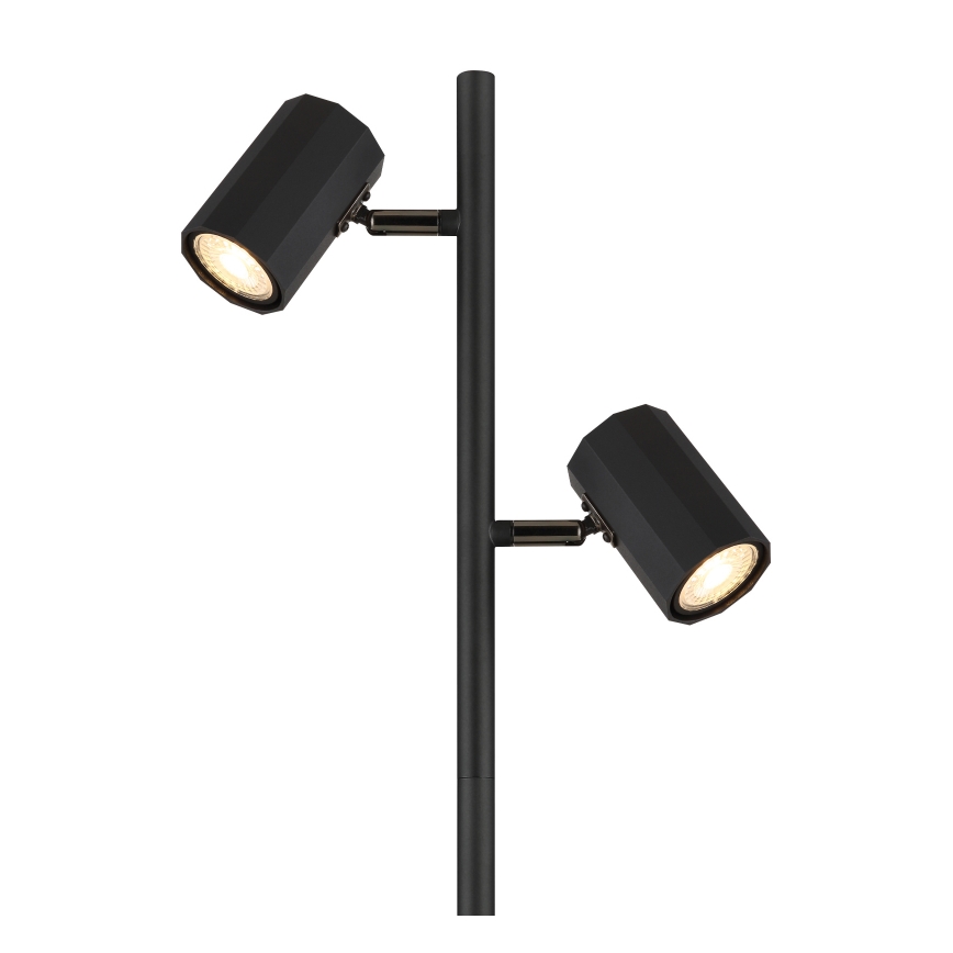 Globo - Stojacia lampa 2xGU10/5W/230V čierna