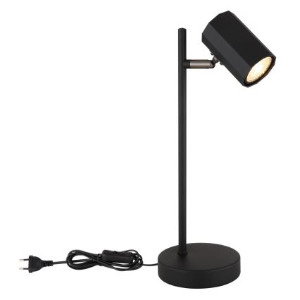 Globo - Stolná lampa 1xGU10/5W/230V čierna