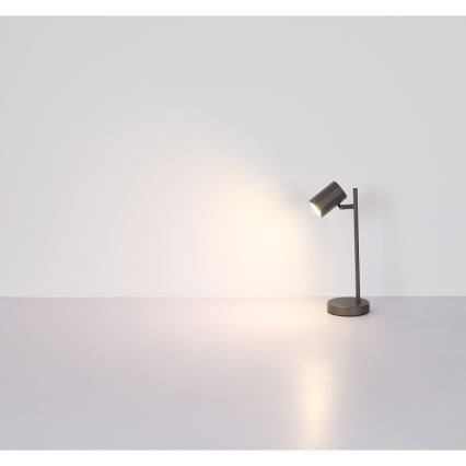 Globo - Stolná lampa 1xGU10/5W/230V čierna