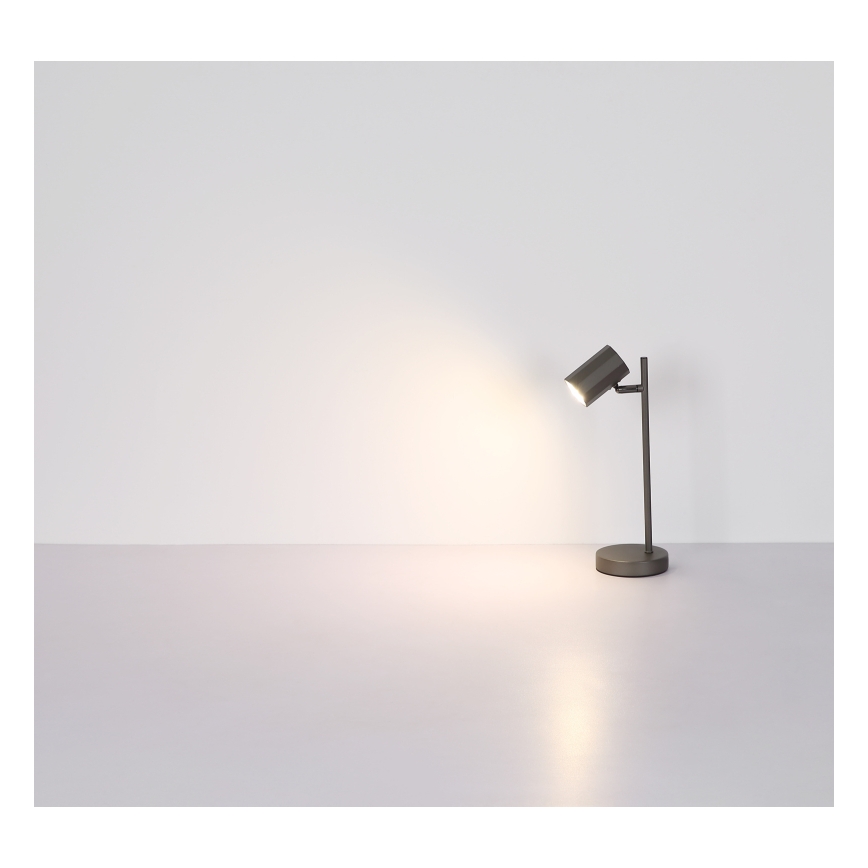 Globo - Stolná lampa 1xGU10/5W/230V čierna