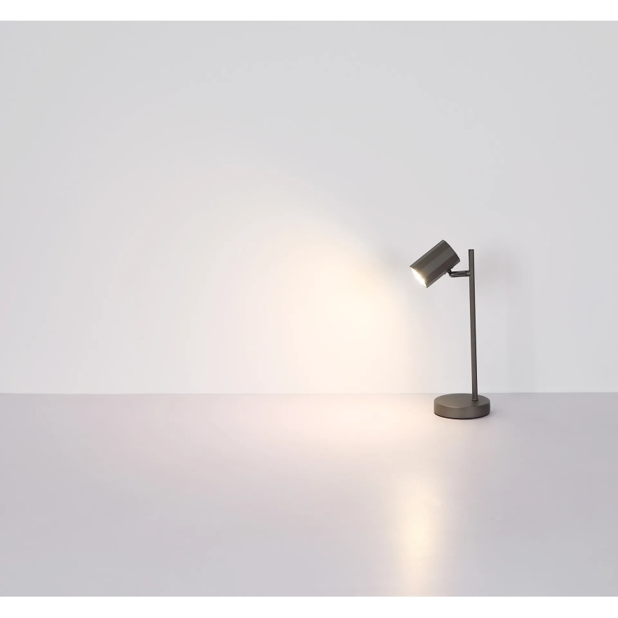 Globo - Stolná lampa 1xGU10/5W/230V hnedá