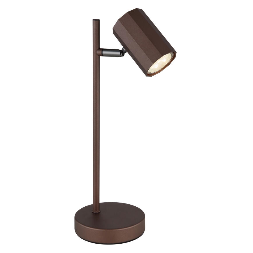 Globo - Stolná lampa 1xGU10/5W/230V hnedá