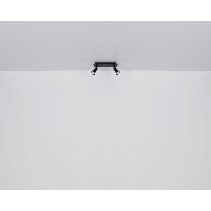 Globo - Bodové svietidlo 2xGU10/35W/230V čierna
