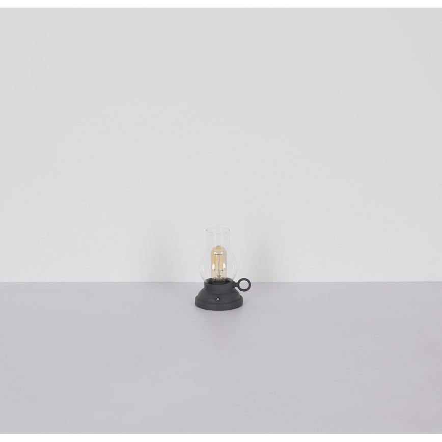Globo - LED Stmievateľná nabíjacia dotyková stolná lampa LED/1W/3,7V 1200 mAh antracit