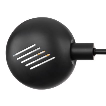 Globo - Stojacia lampa 5xE14/40W/230V čierna