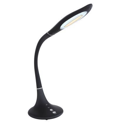 Globo - LED Stmievateľná dotyková flexibilná stolná lampa LED/9W/230V 3000/4500/6500K čierna