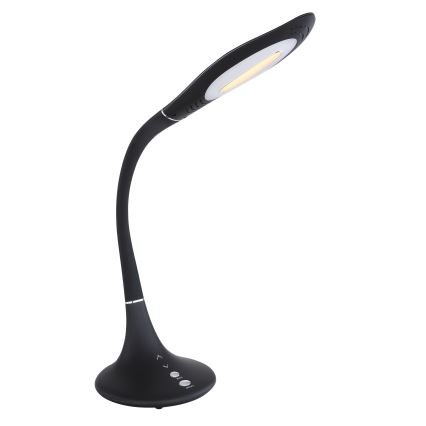 Globo - LED Stmievateľná dotyková flexibilná stolná lampa LED/9W/230V 3000/4500/6500K čierna