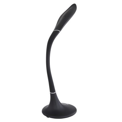 Globo - LED Stmievateľná dotyková flexibilná stolná lampa LED/9W/230V 3000/4500/6500K čierna