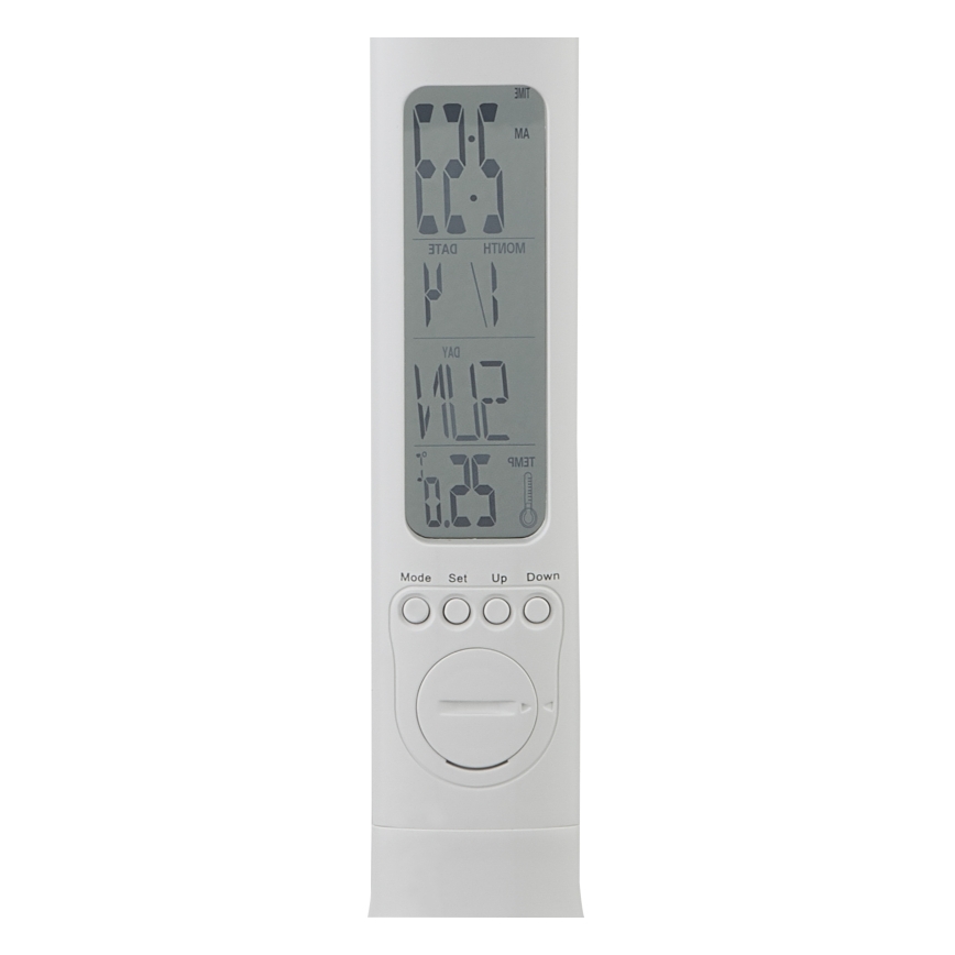 Globo - LED Stmievateľná nabíjacia stolná lampa s displejom LED/4W/230V 2200 mAh biela