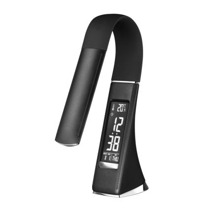 Globo - LED stmievateľná dotyková stolná lampa s displejom LED/6,5W/230V 3000/4500/5800K čierna