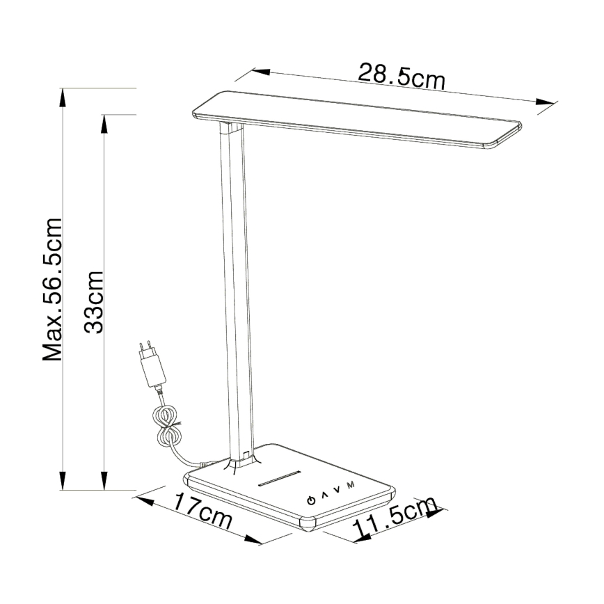 Globo - LED Stmievateľná stolná lampa LED/5W/230V