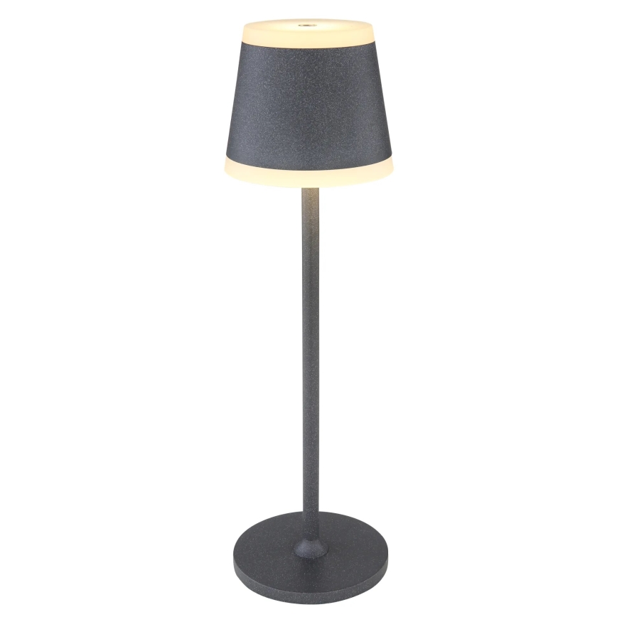 Globo - LED Stmievateľná nabíjacia dotyková stolná lampa LED/4,6W/3,7V 3000K 1800mAh šedá IP54