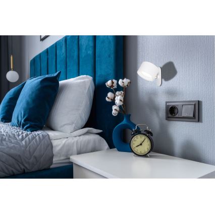 Globo - LED Stmievateľná dotyková stolná lampa 4v1 LED/4W/5V 3000/4000/5000K 1200 mAh biela