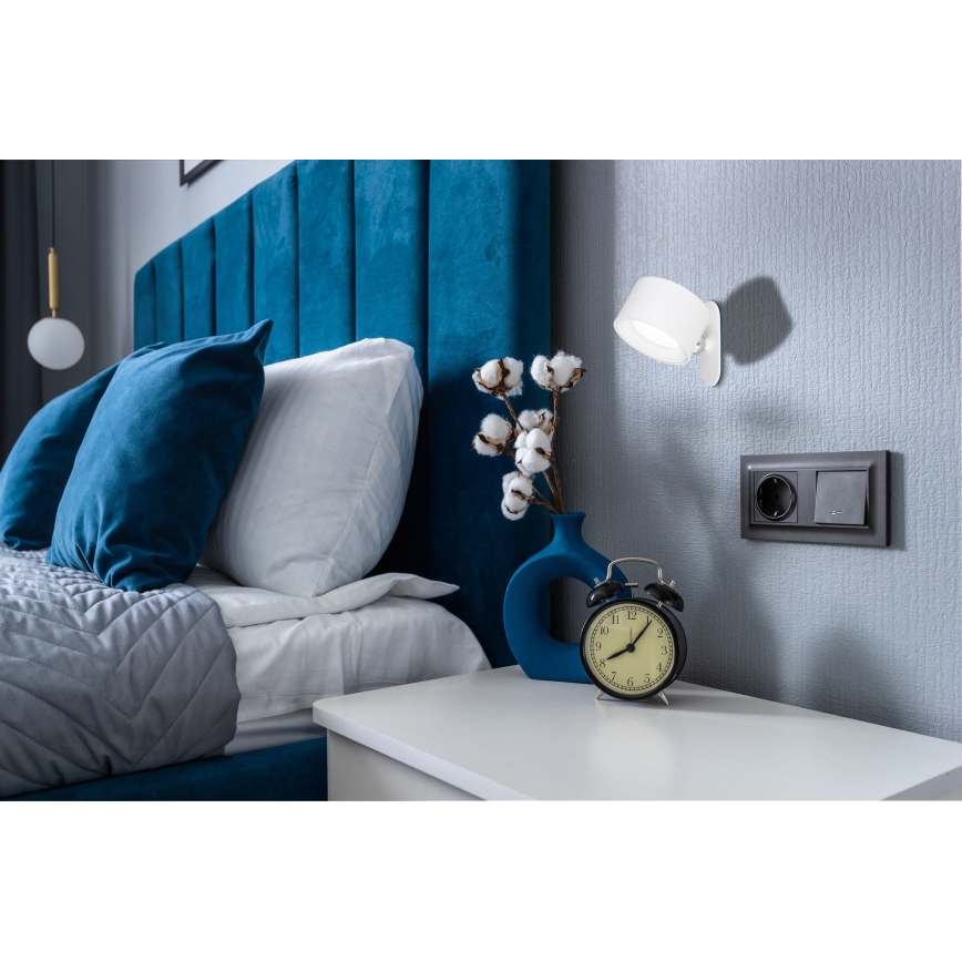 Globo - LED Stmievateľná dotyková stolná lampa 4v1 LED/4W/5V 3000/4000/5000K 1200 mAh biela