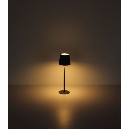 Globo - LED Stmievateľná dotyková vonkajšia lampa LED/3W/3,7V IP44 1800 mAh USB čierna