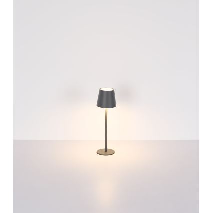 Globo - LED Stmievateľná dotyková vonkajšia lampa LED/3W/3,7V IP44 1800 mAh USB čierna